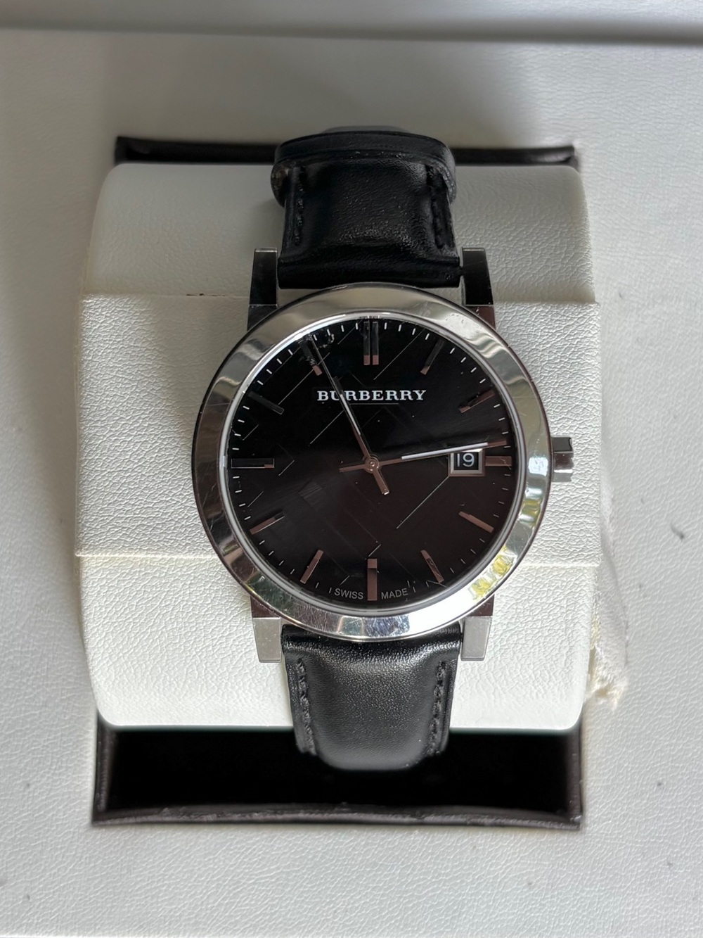 Burberry Black Silver The City Watch